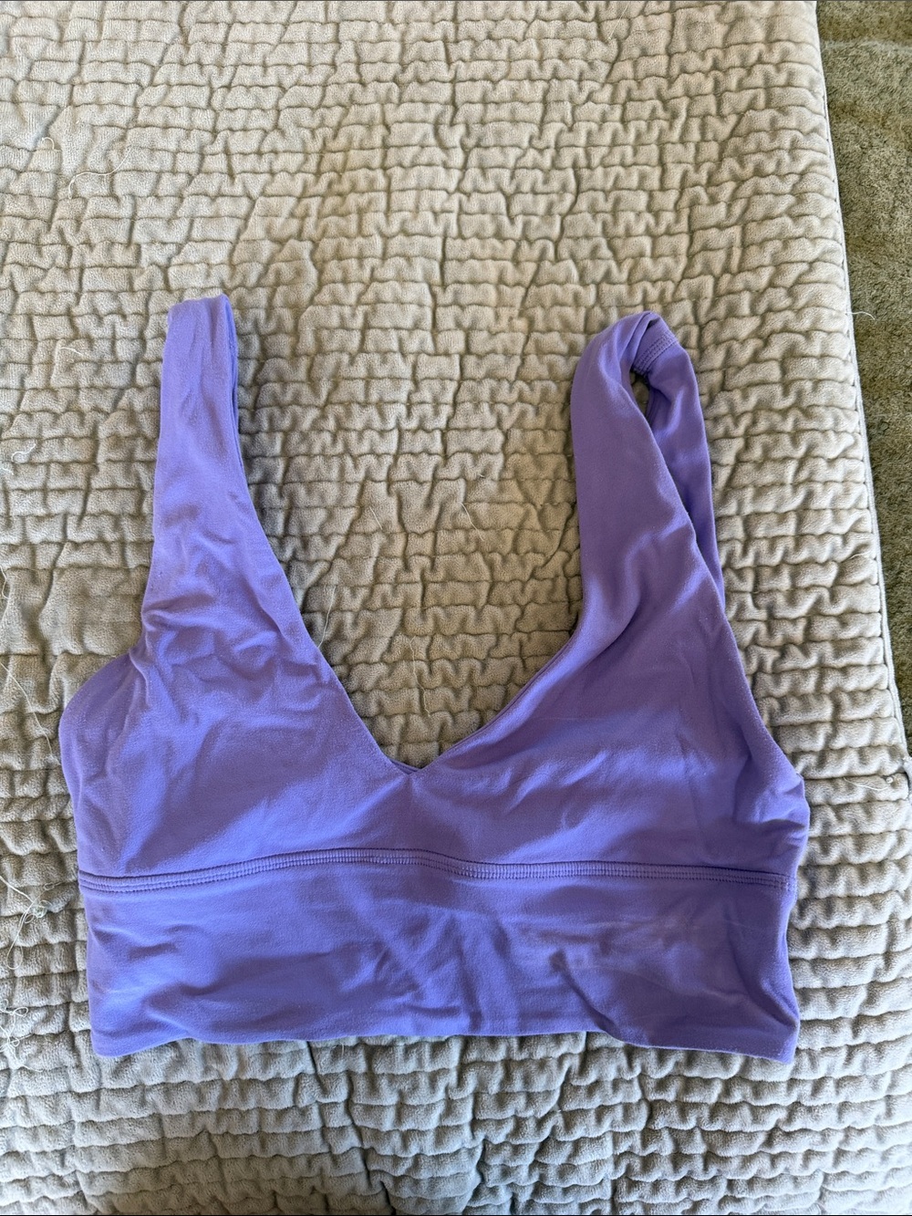 lululemon athletica Lavender V-Neck Sports Bralette